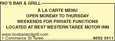 Rio's Bar & Grill - Goulburn Accommodation 3