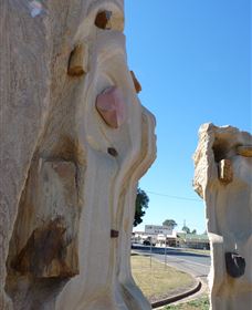 Fossilised Forrest Sculptures - Goulburn Accommodation 2