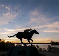 Black Caviar Statue - Goulburn Accommodation