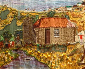 Adaminaby Memorial Hall Stage Curtain - Goulburn Accommodation 1