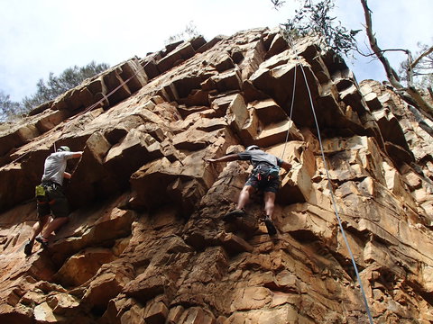 Rock Climbing In Morialta - Goulburn Accommodation 0
