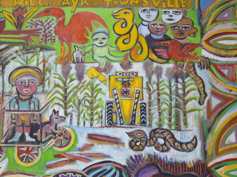 The Painting Of Life By Mirka Mora - Goulburn Accommodation 2