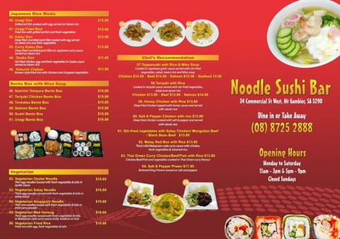 Noodle Sushi Bar Mount Gambier - Goulburn Accommodation 1