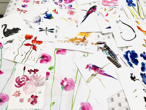 Three Hour Japanese Brushstroke Painting - Goulburn Accommodation 0