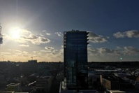 City Rest with views - high up sleeps 4  parking