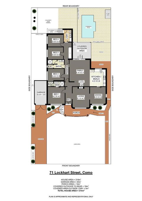 Big House Heated Pool 11 Beds Como / South Perth / Applecross - Goulburn Accommodation 1
