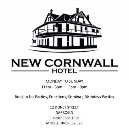 New Cornwall Hotel - Goulburn Accommodation 3