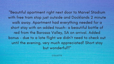 2Bedroom Apartment With Views In Docklands Next To CBD & Marvel Stadium - Goulburn Accommodation 9