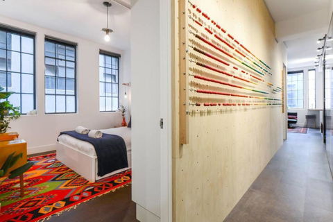 Spacious Designer Warehouse Melbourne CBD Apartment - Goulburn Accommodation 0