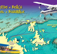 Scenic Flight - Great Barrier Reef Heart Reef Whitehaven Beach  Hill Inlet - Goulburn Accommodation