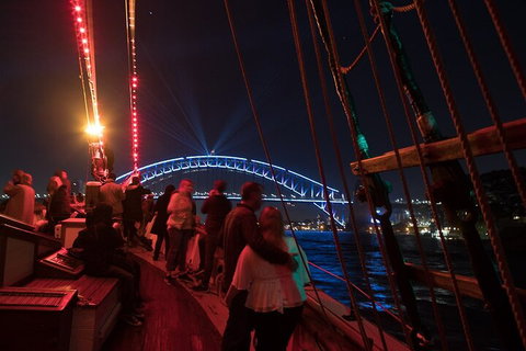 Vivid Tall Ships Dinner Cruise On Sydney Harbour - Goulburn Accommodation 1