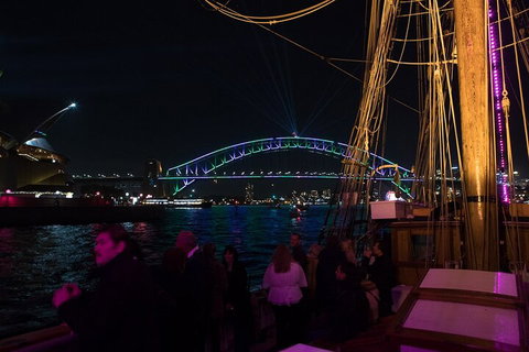 Vivid Tall Ships Dinner Cruise On Sydney Harbour - Goulburn Accommodation 3
