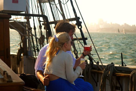 Sydney Harbour Tall Ship Wine & Canapes Evening Cruise - Goulburn Accommodation 1